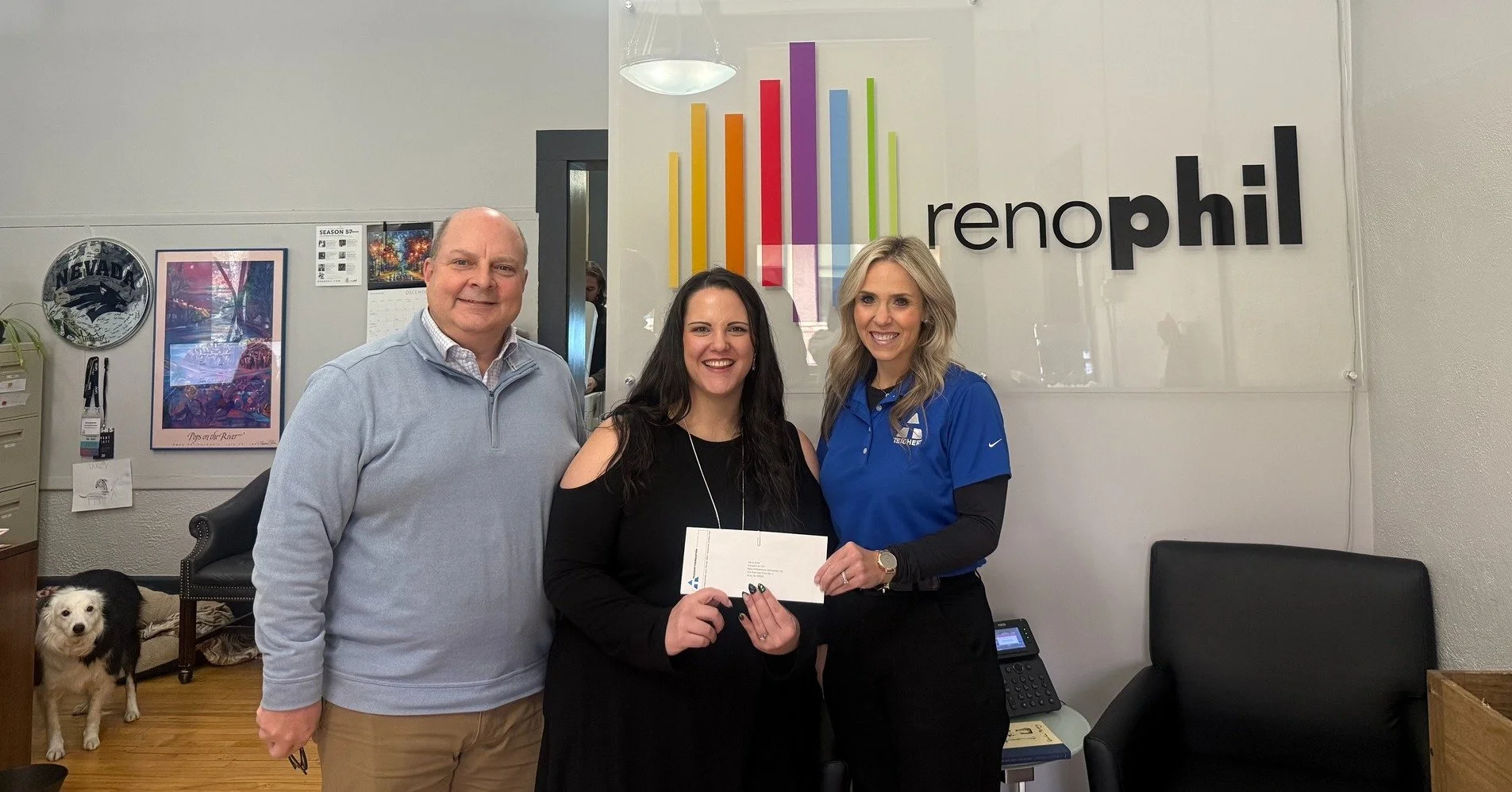 ✨ Thank you @teichert_inc! ✨
We are incredibly grateful for Teichert&rsquo;s generous support of the Reno Phil&rsquo;s Education &amp; Community Engagement programs. Their gift helps bring music into classrooms, support young musicians, and create ac