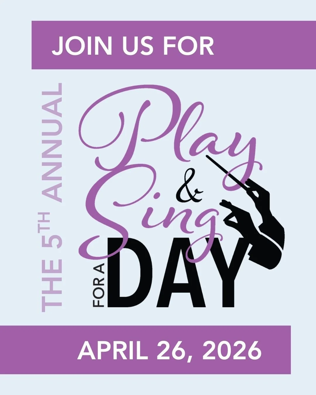 We&rsquo;re excited to announce the 5th annual Play &amp; Sing for a Day 2026 &mdash; a free, public event at Billinghurst Middle School. After last year&rsquo;s successful choir debut, we&rsquo;re bringing the choir back, even bigger and better! Any
