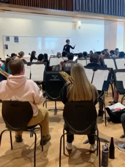This afternoon the Reno Phil Youth Orchestra was conducted by @lauraconductor herself! What a fantastic experience for everyone involved!