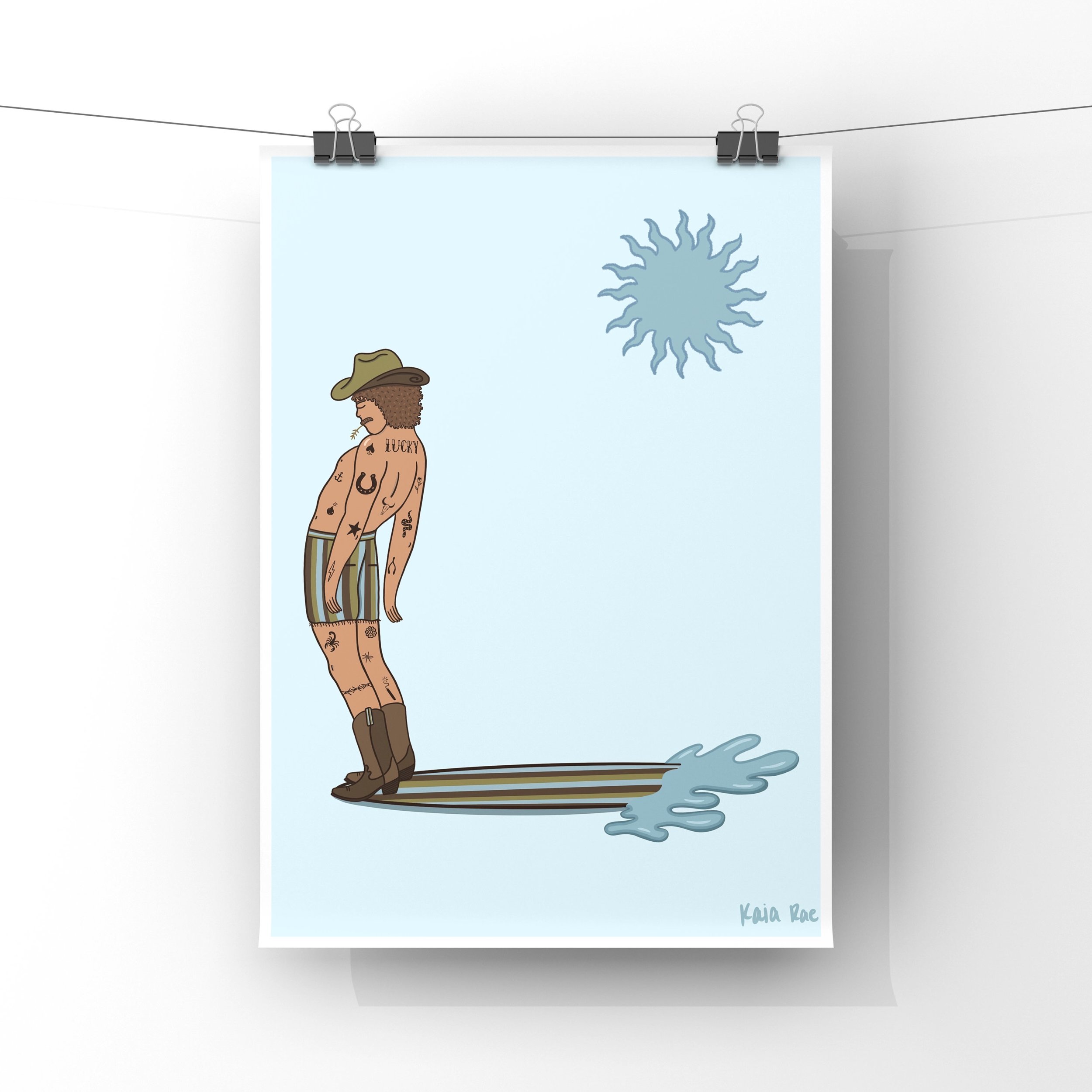 Tatted Surf Cowboy