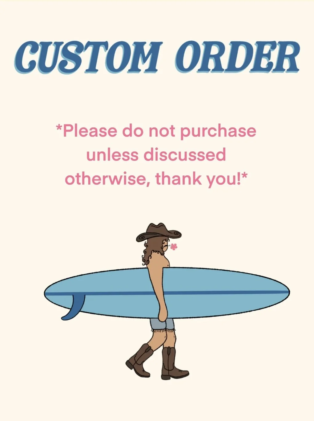 Custom Order Deposit
