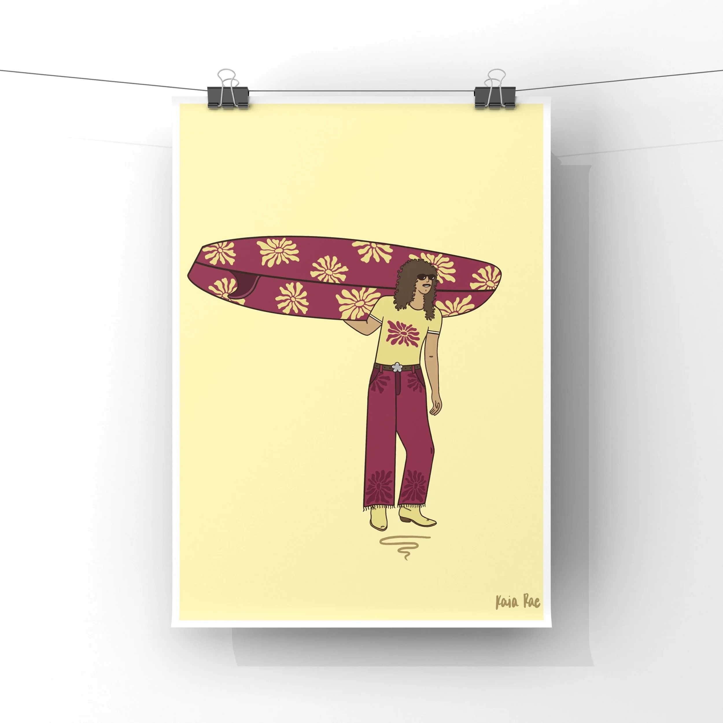 Flower Surfer Cowboy