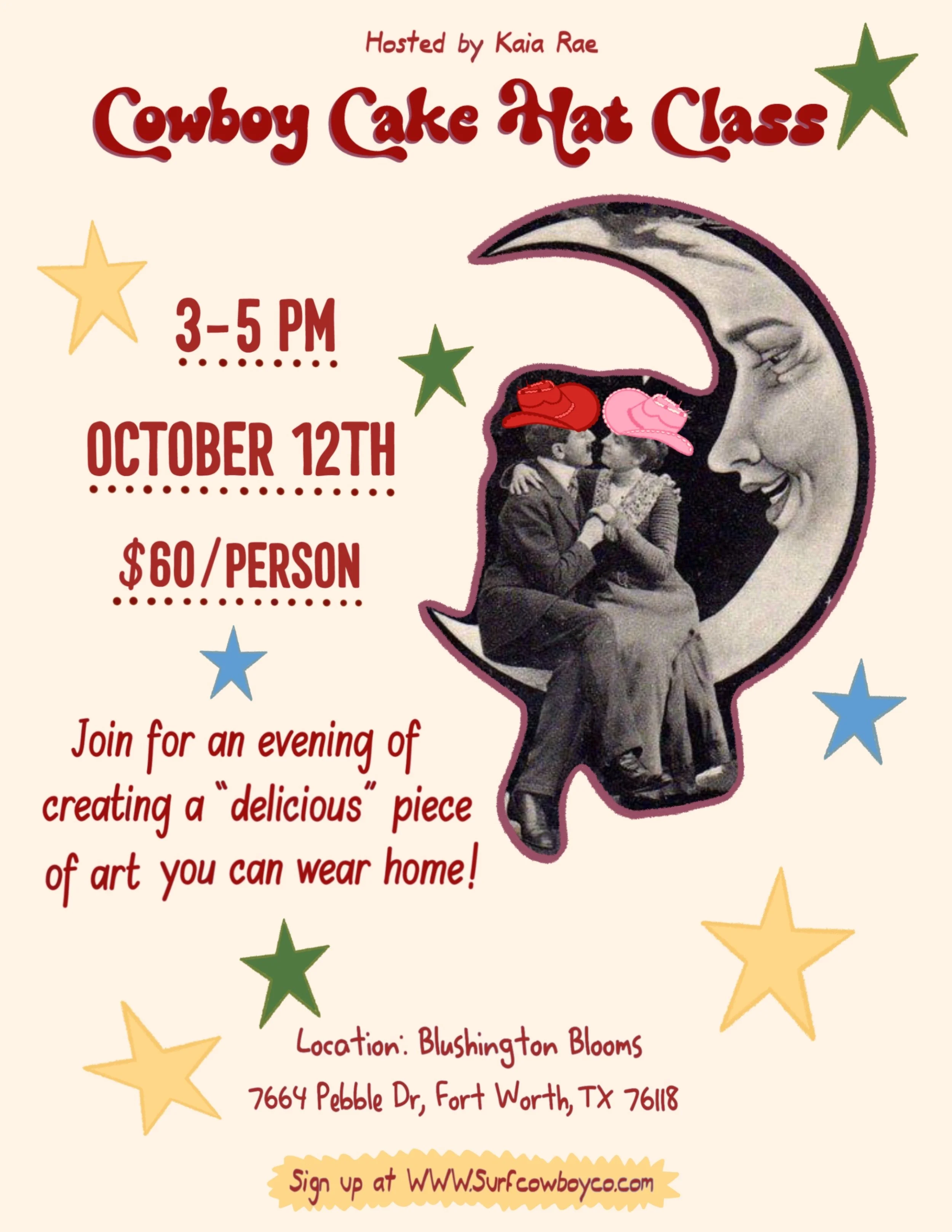 Cowboy Cake Hat Class