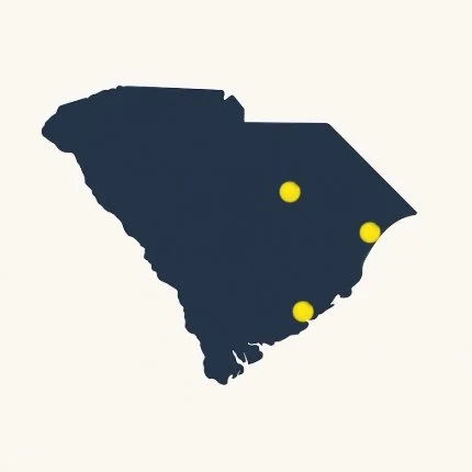 South Carolina service areas for private psycho-educational evaluations including Florence, Myrtle Beach, and Mt. Pleasant