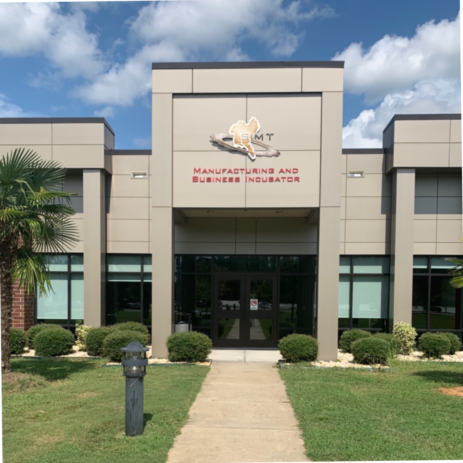 Exterior of the Luminous Evaluations office building in Florence, South Carolina