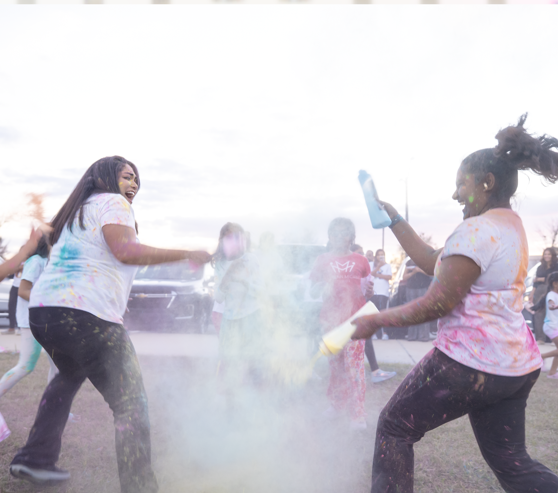 Dance Teachers during Holi Celebration 