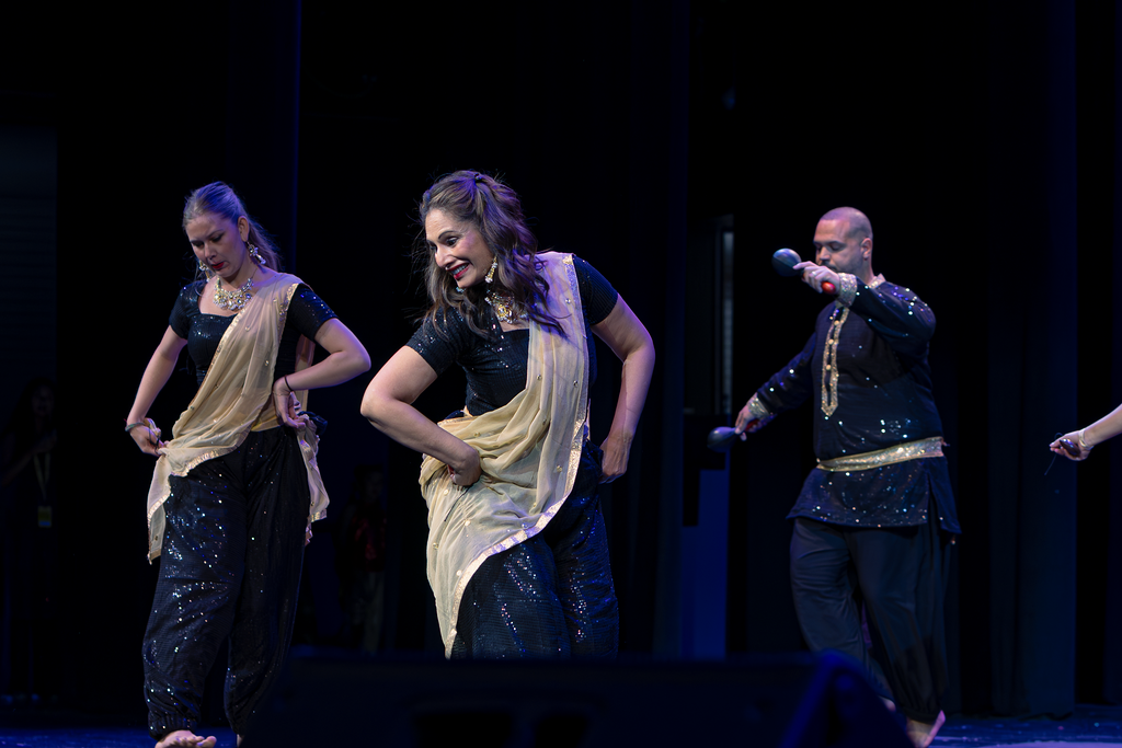 Adults did a great performance for their Bollywood Fusion Dance Class Recital
