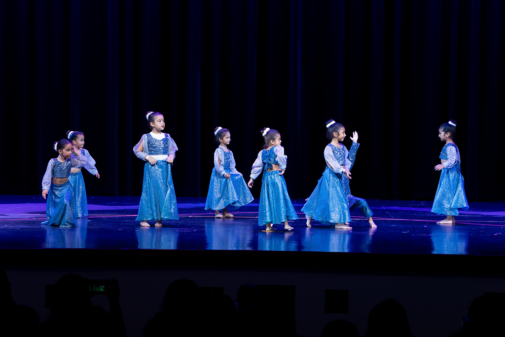 Youngest group performing Bollywood recital dance spring season