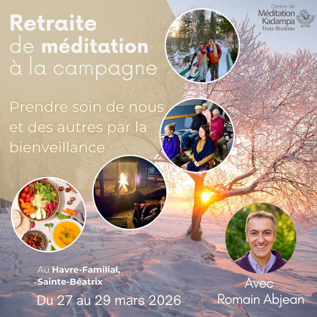 Retraite de méditation à la campagne - Du 27 au 29 mars 2026