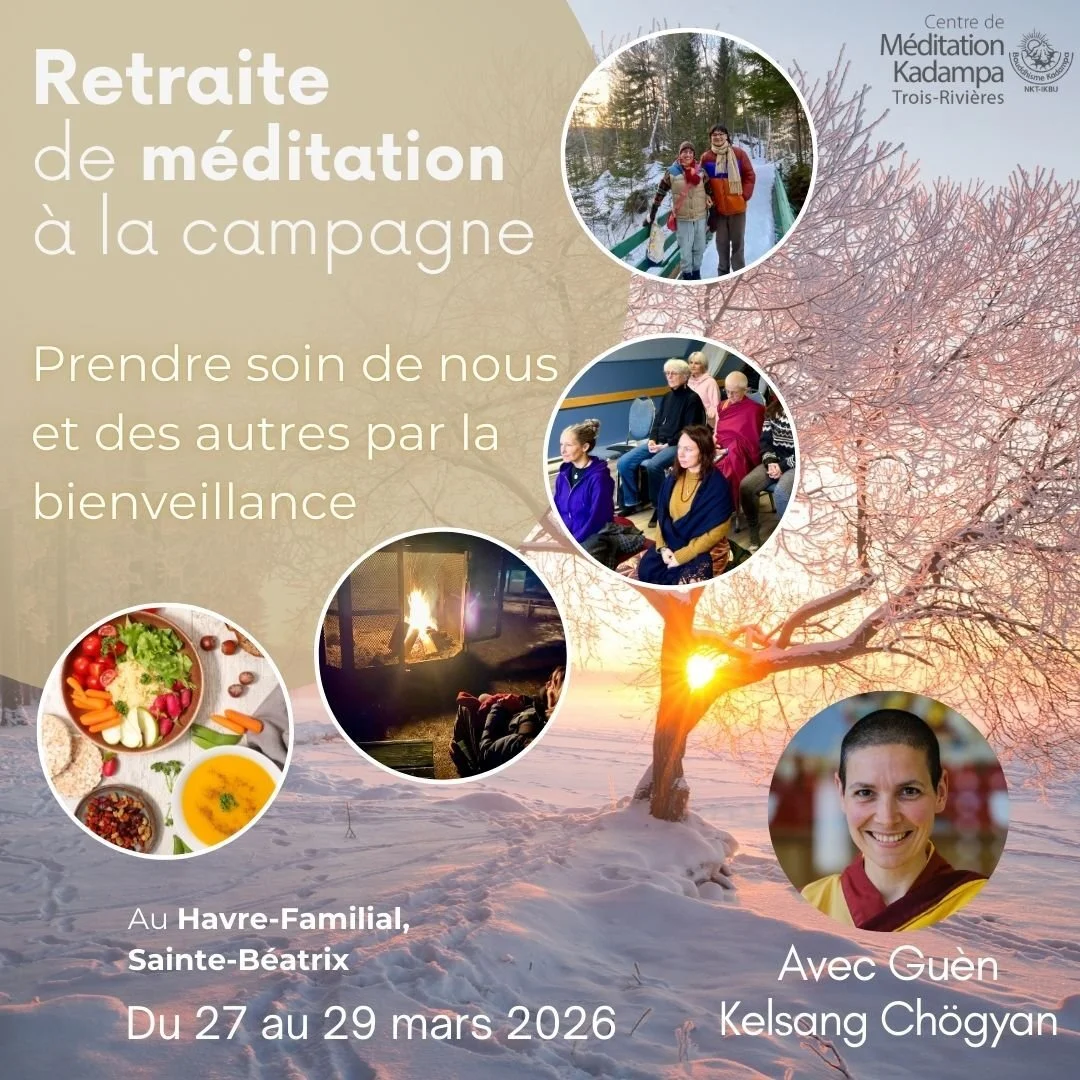 Retraite de méditation à la campagne - Du 27 au 29 mars 2026