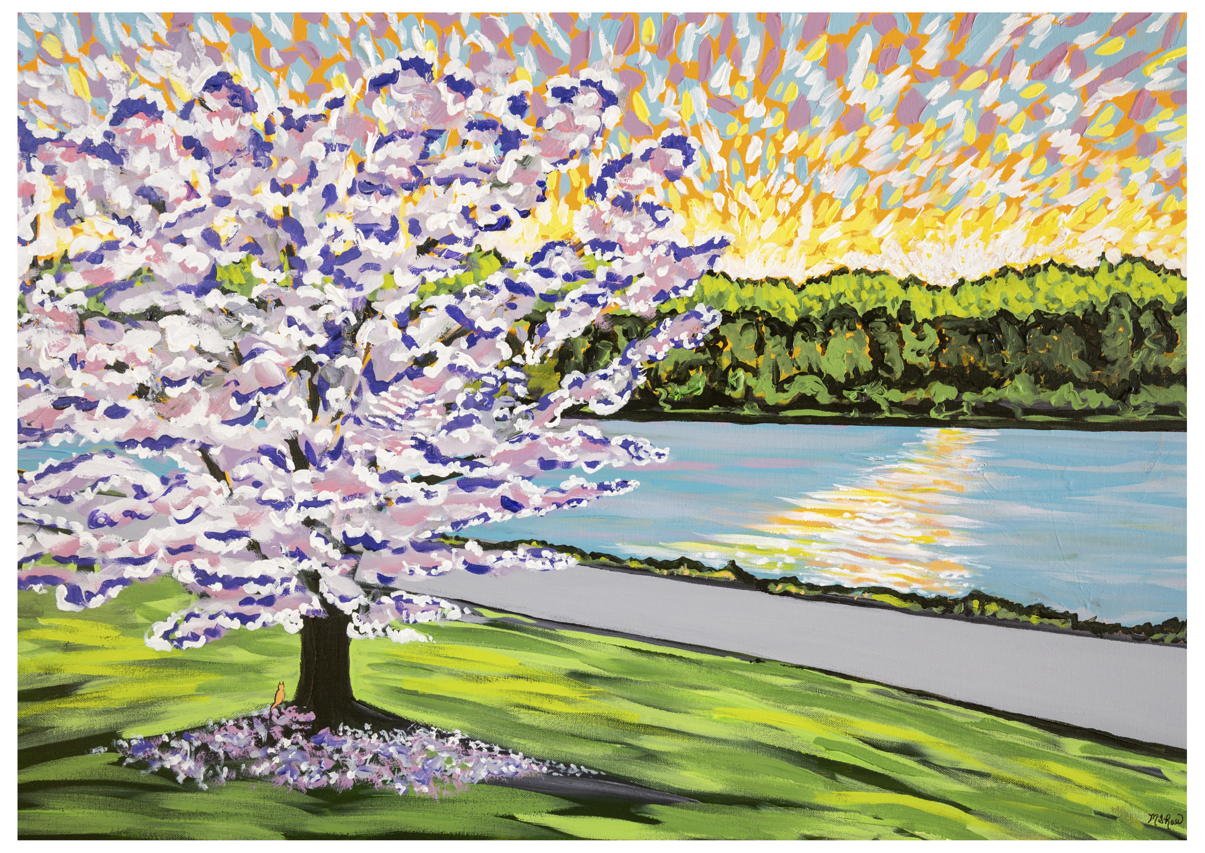 “NOAM’S TREE” 
(Acrylic on Canvas) 
Artist Maddy Shaw