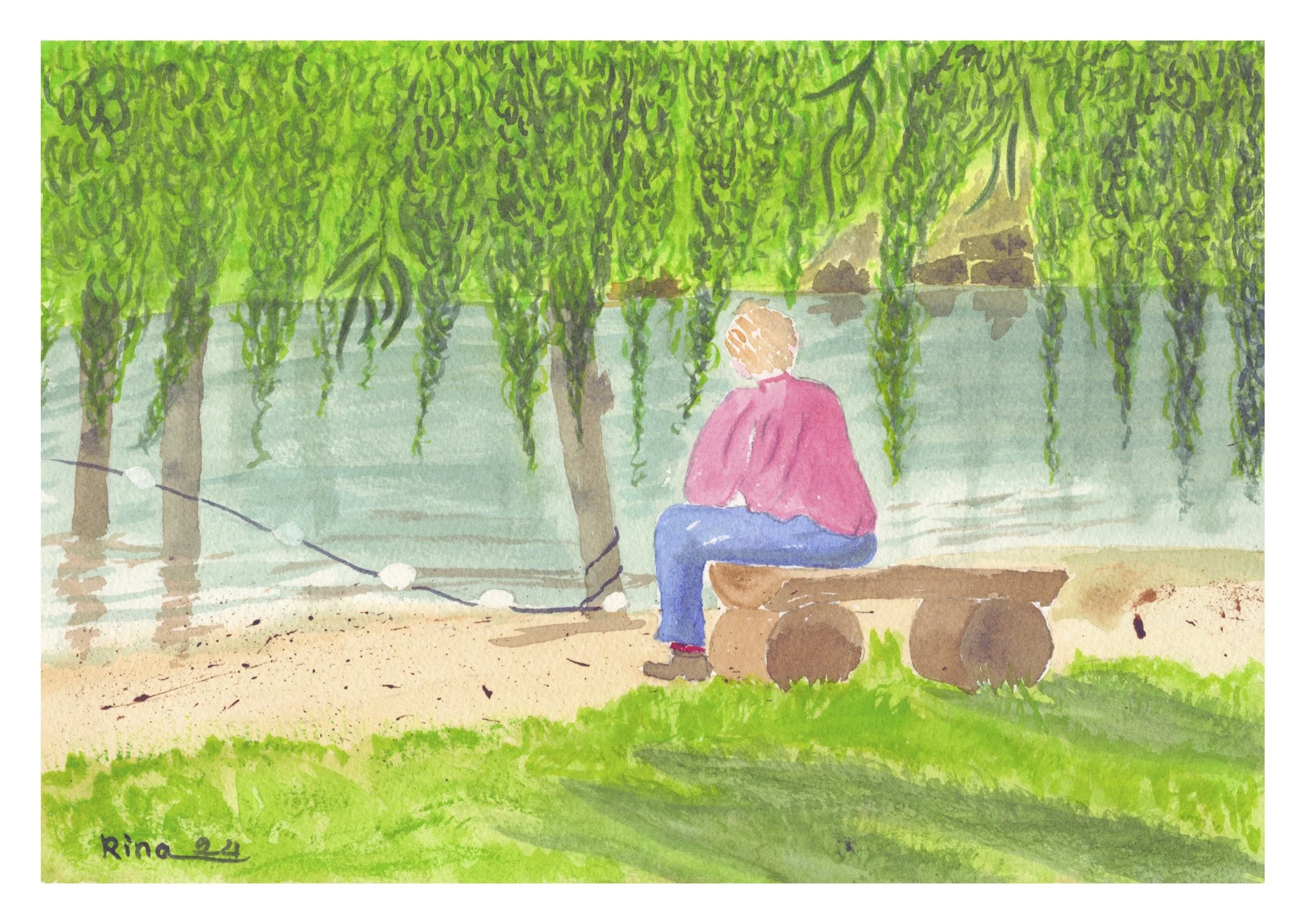 “BEN THERE DUN THAT” 
(Watercolor)
Artist Rina Nicholson