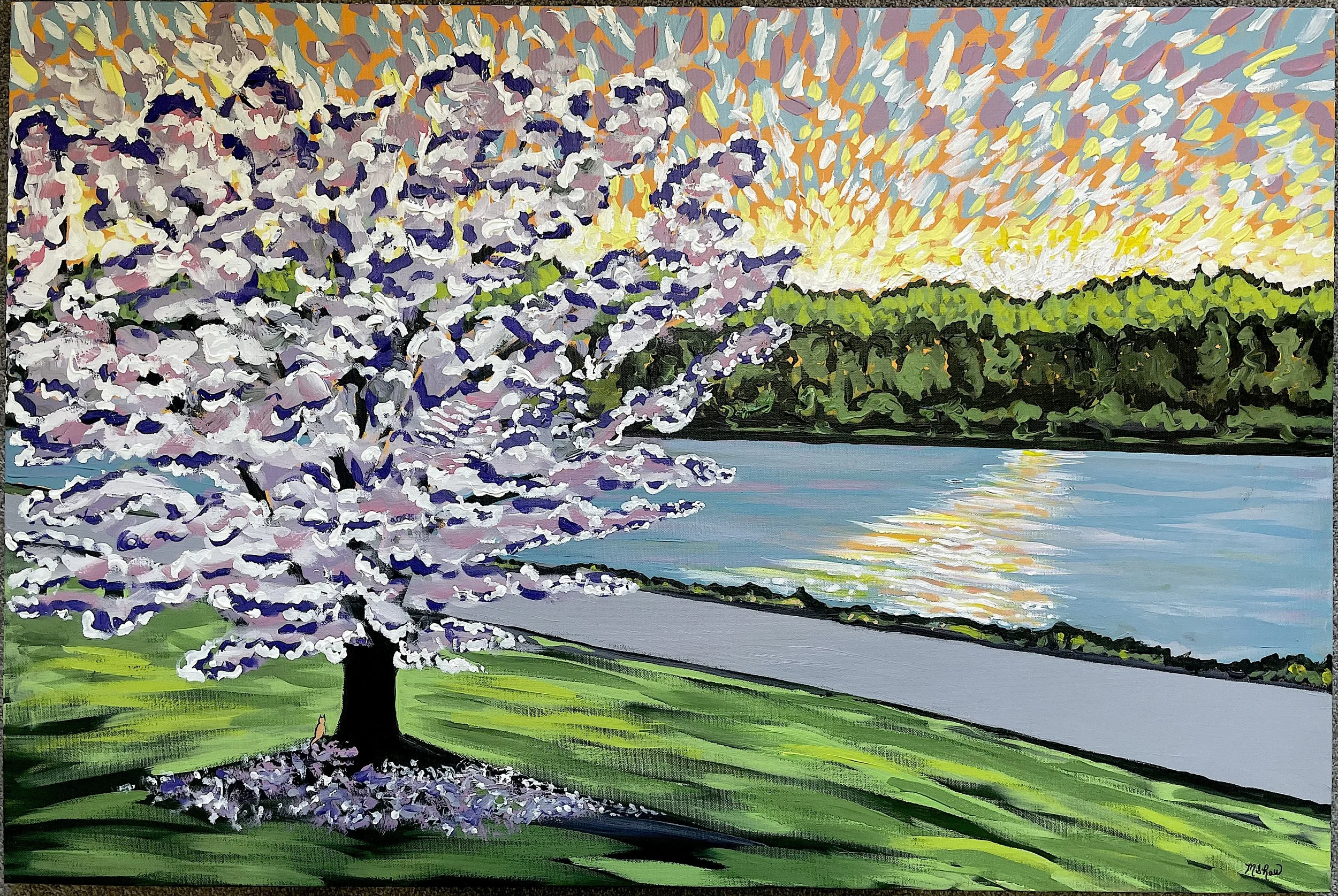 Noam's Tree Painting