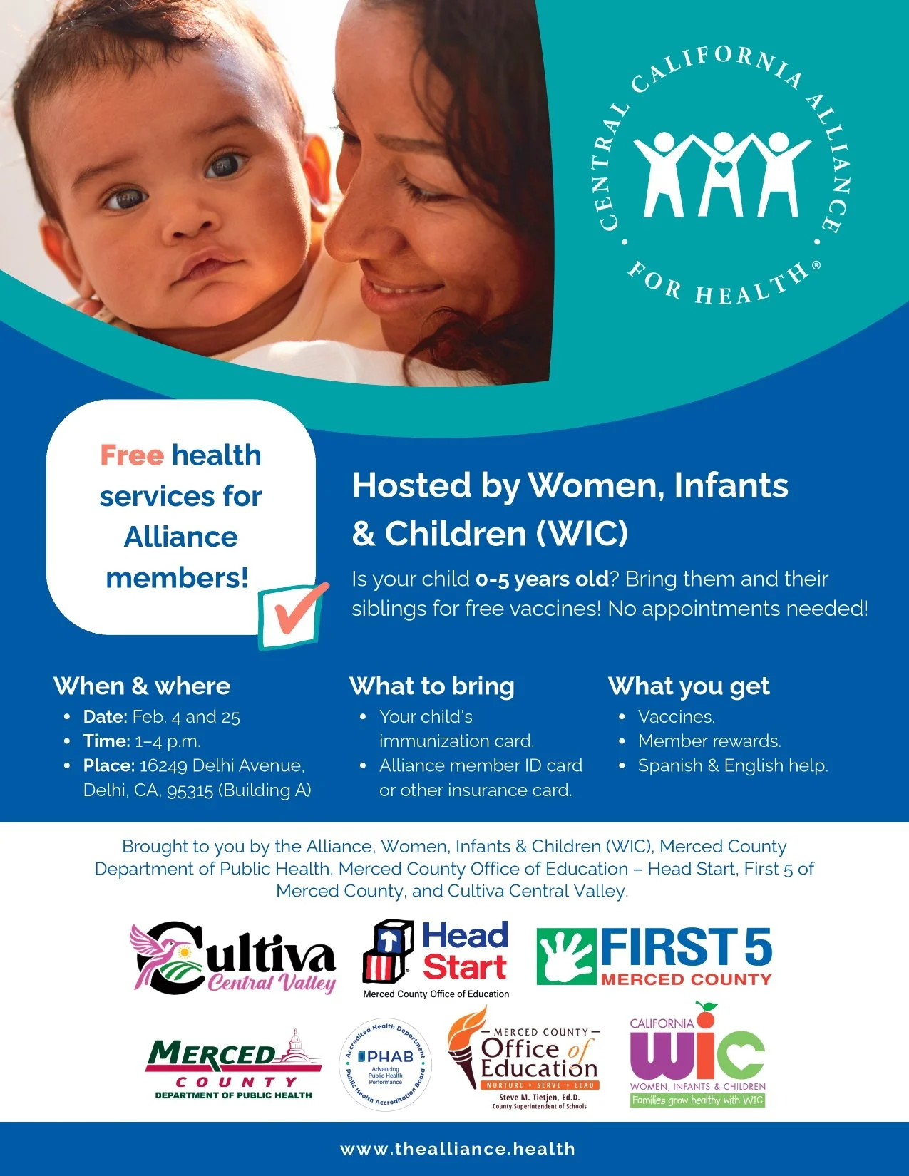 Delhi -  CCAH: Child (0-5) Free Vaccinations