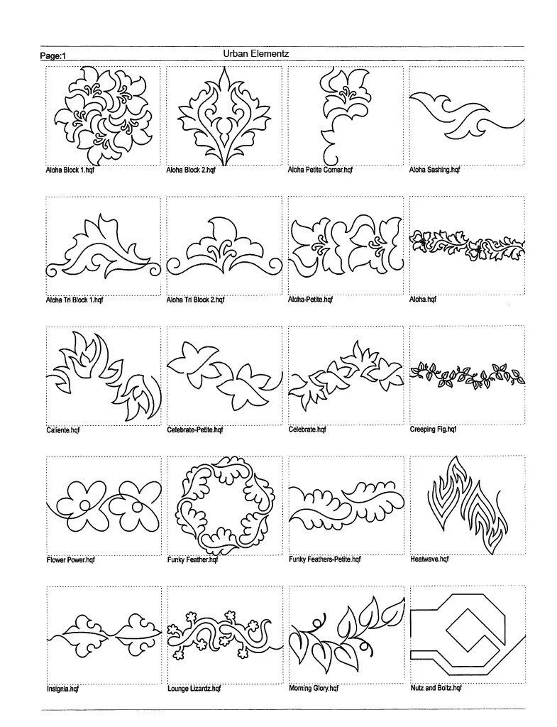 Pantographs — Up Along Quilting