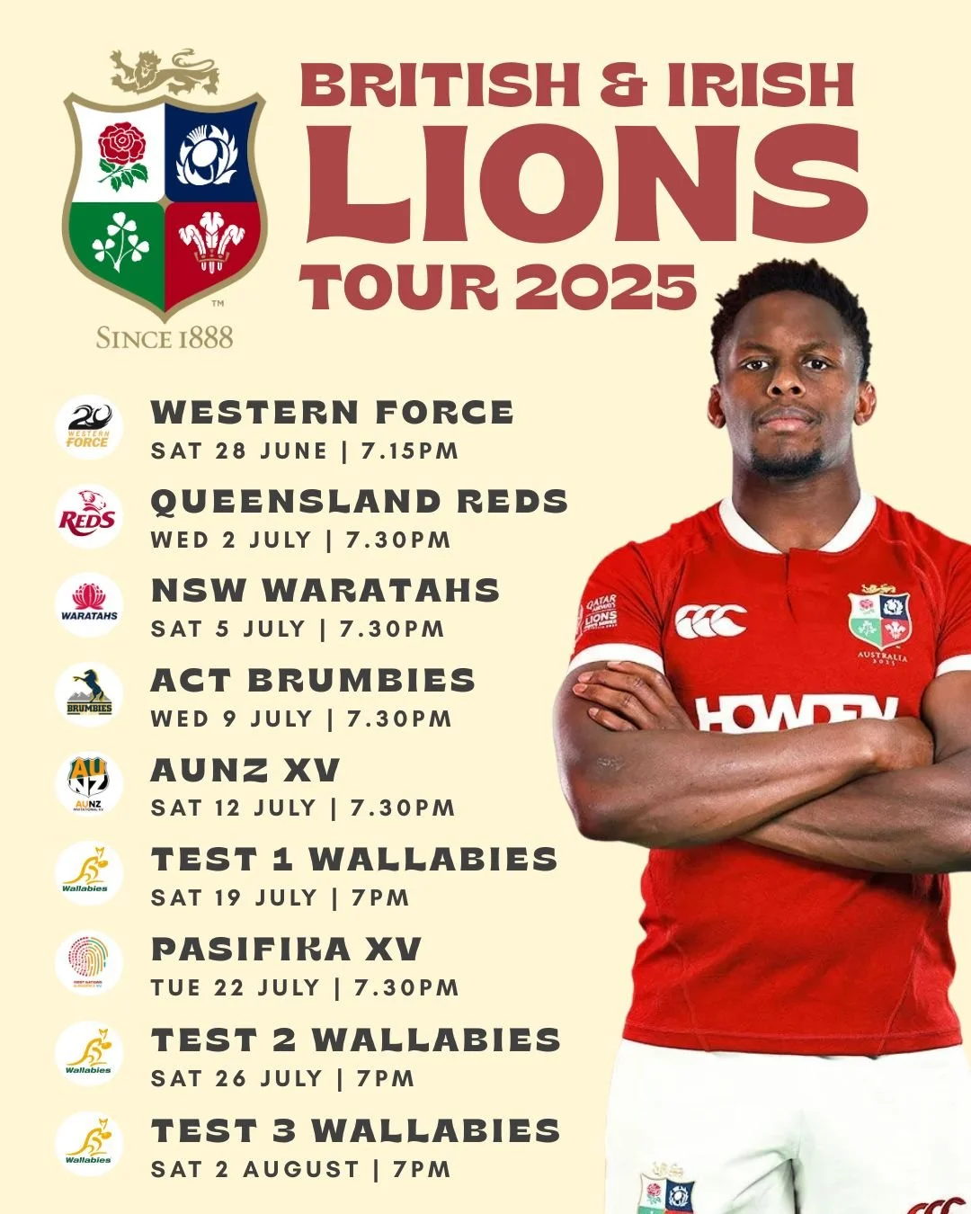 Lions tour