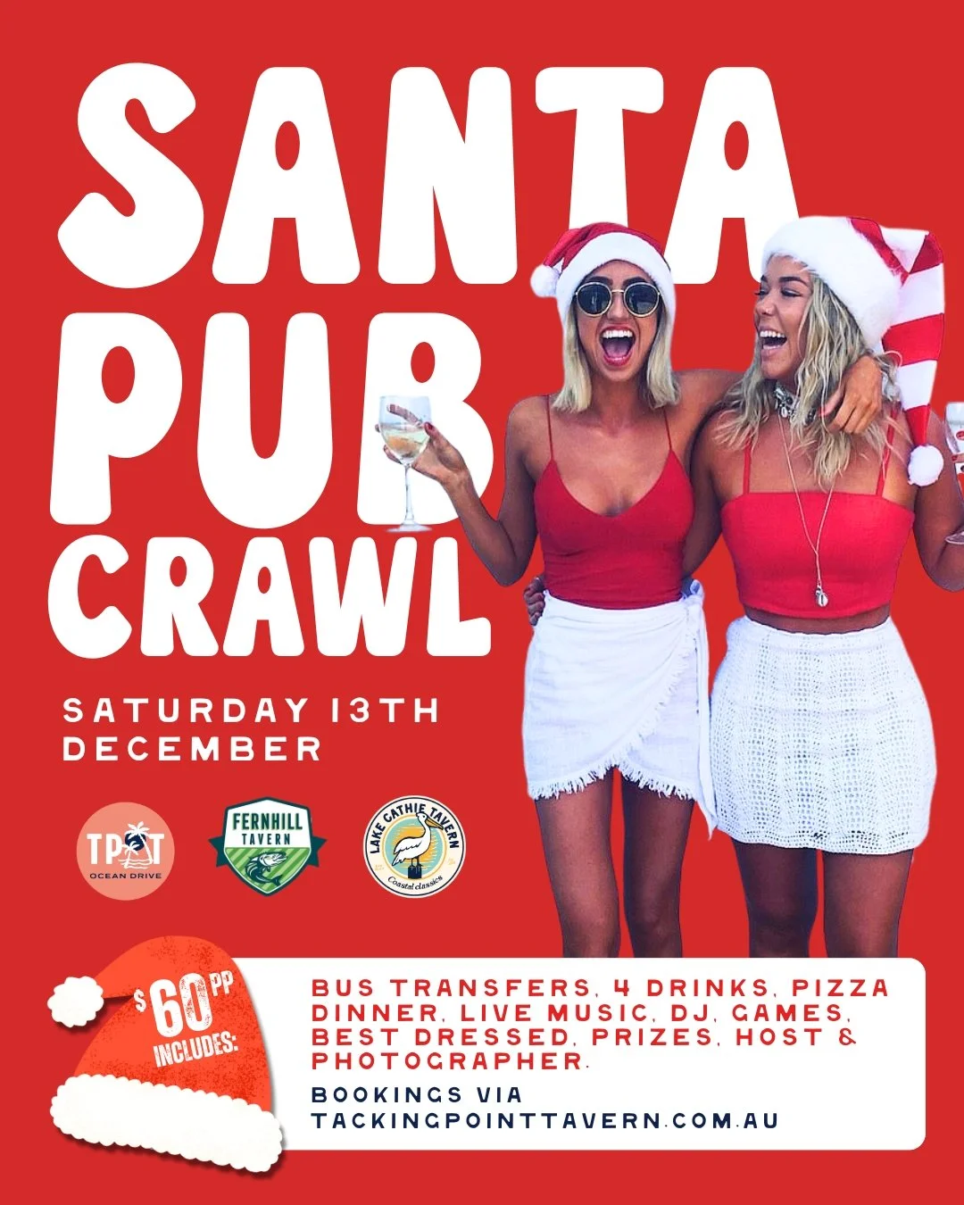 Port Mac’s Ultimate Santa Pub Crawl