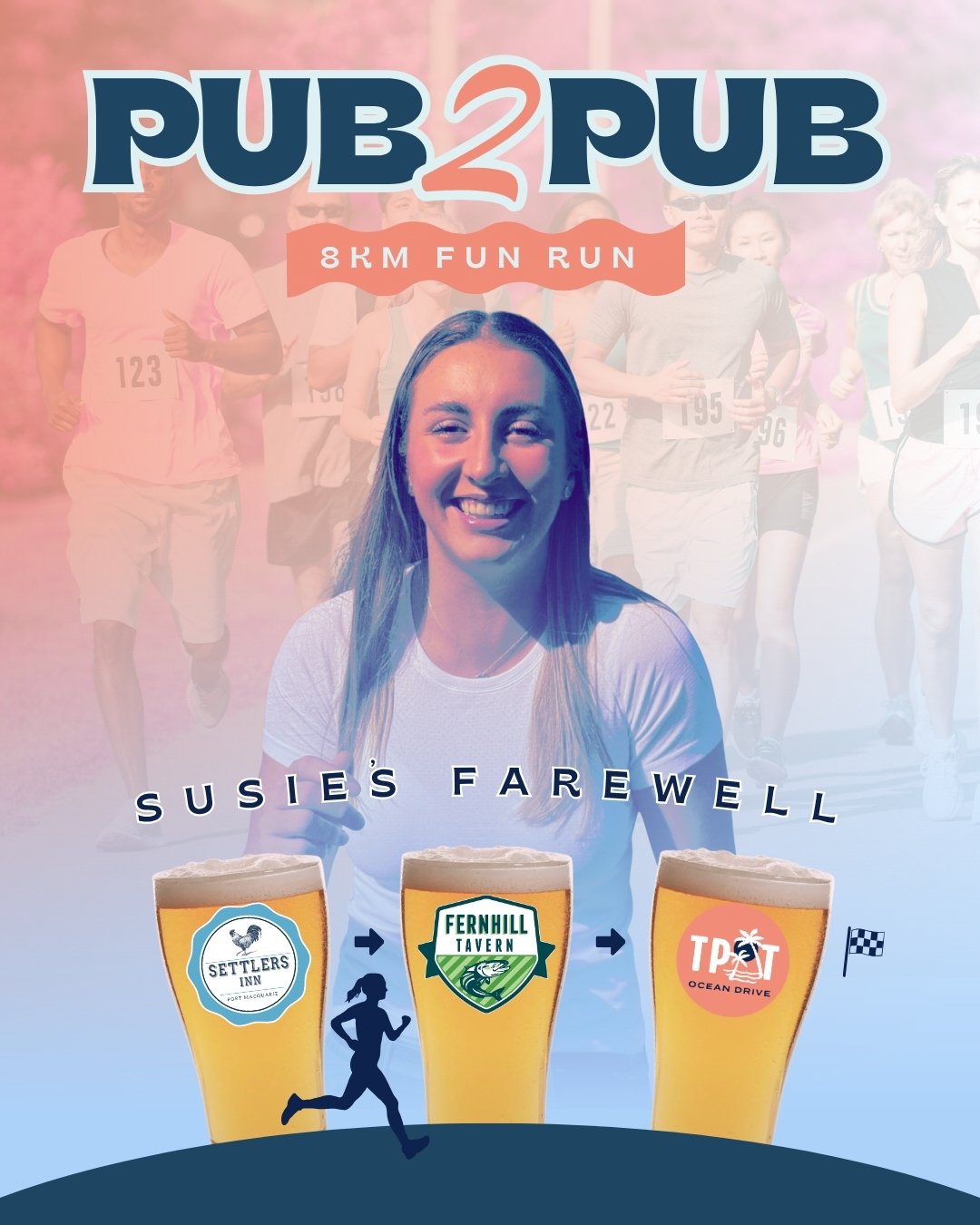 Pub 2 Pub 8km Fun Run