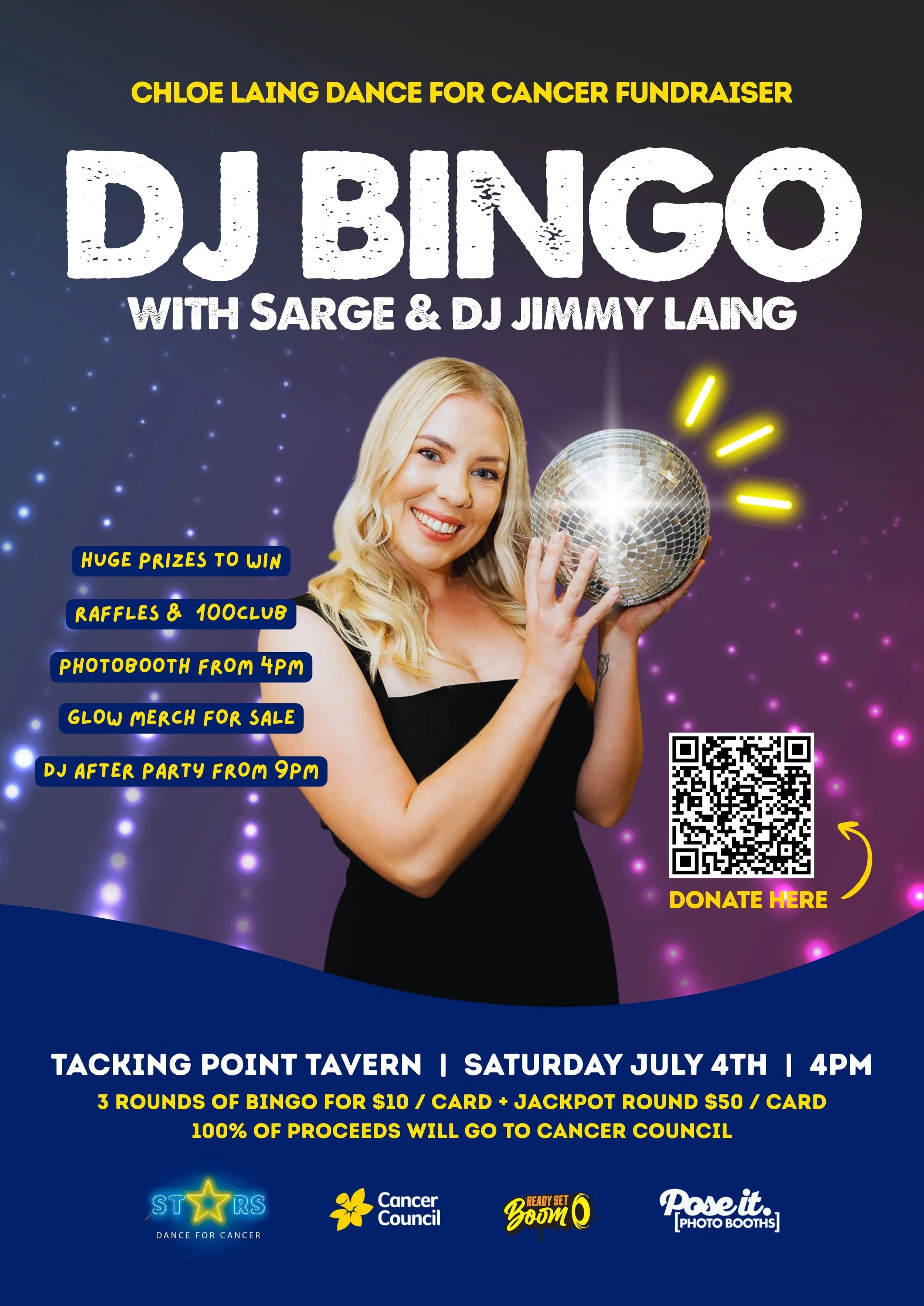 Musical Bingo - Chloe Laing Dance for Cancer Fundraiser
