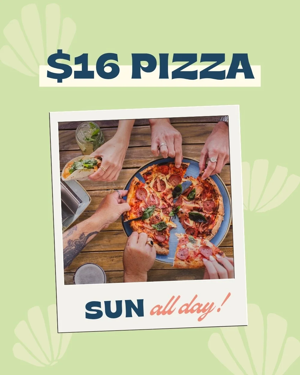 $16 Pizzas