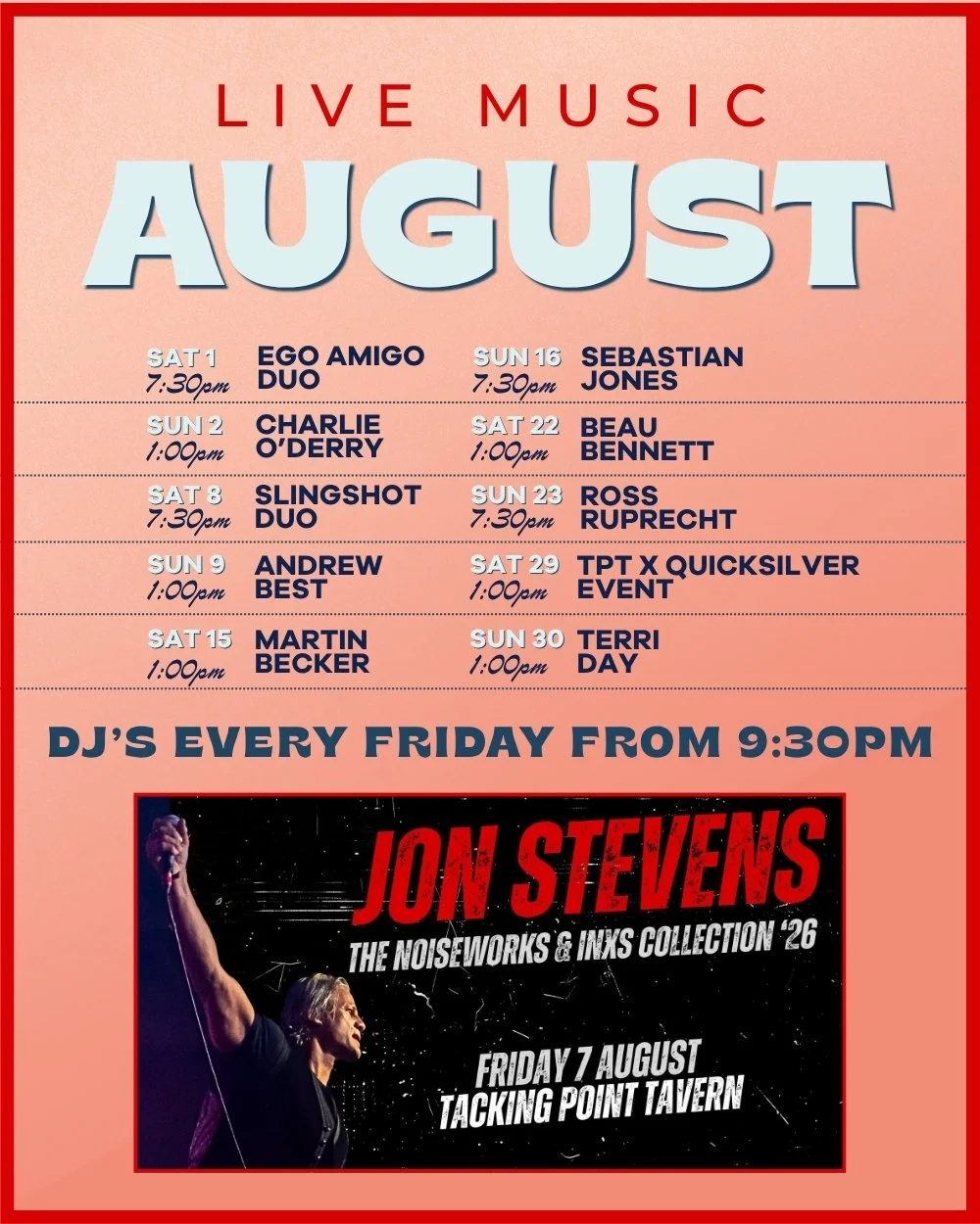 August Live Music