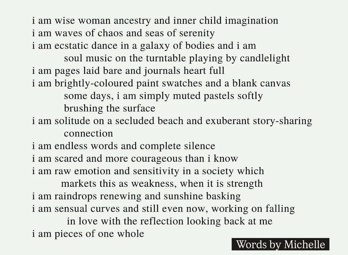Words | I first wrote and shared these words  about three years ago inspired by a poetry prompt of @alixklingenberg - felt called to repost. I struggle to find love and compassion for self often but when I re-read my words I find myself both softenin