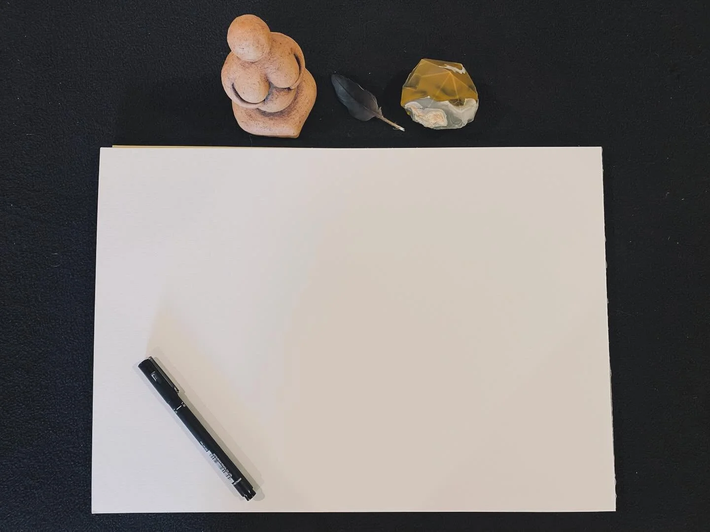 Anticipatory excitement | one of my fave moments. A blank page waiting to have a clients soul artwork channeled.  Ready to play their personally chosen heart music through the studio speakers, intention set, unconditional love and protection envelopi