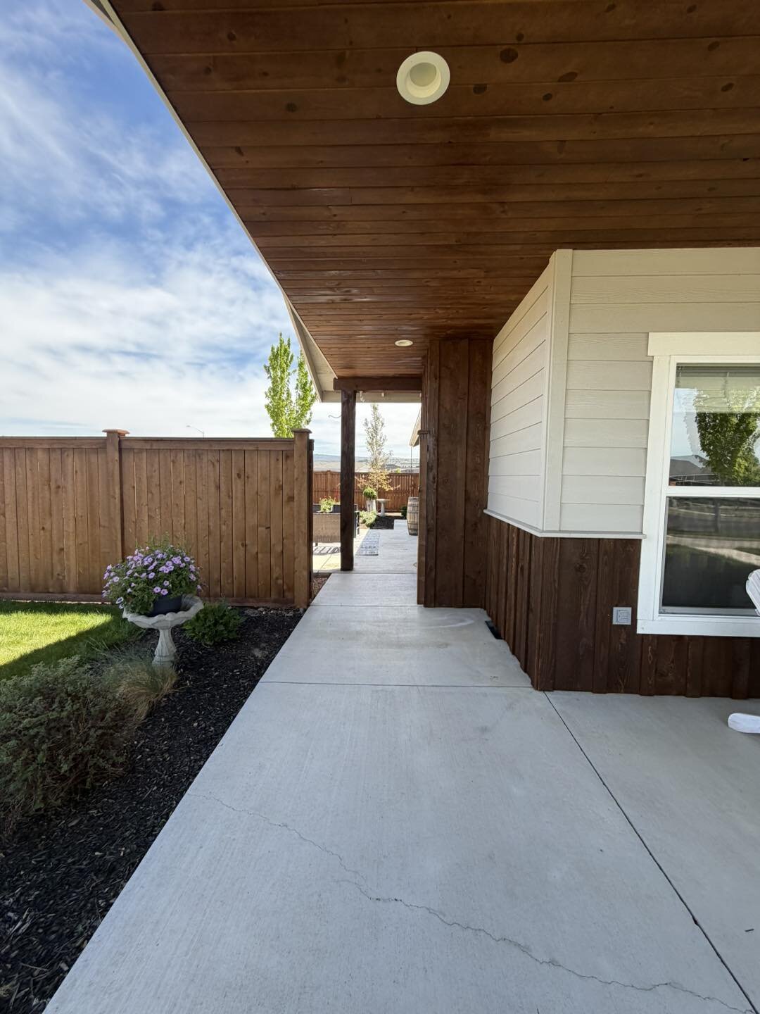 This Walnut Stain Job in Prineville Is Everything. Here's Why It Works So Well on Cedar.