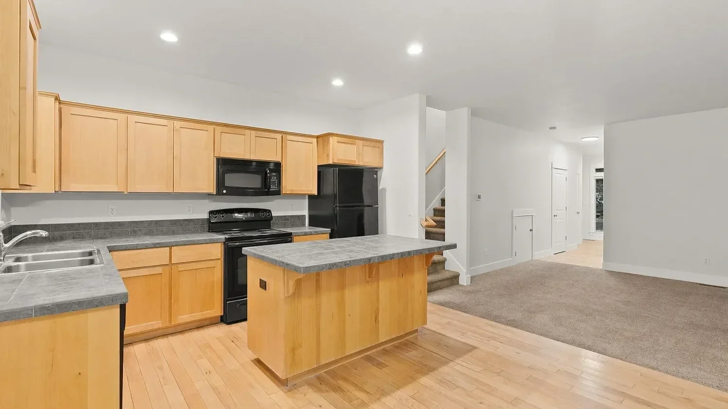 Updated kitchen space with new paint