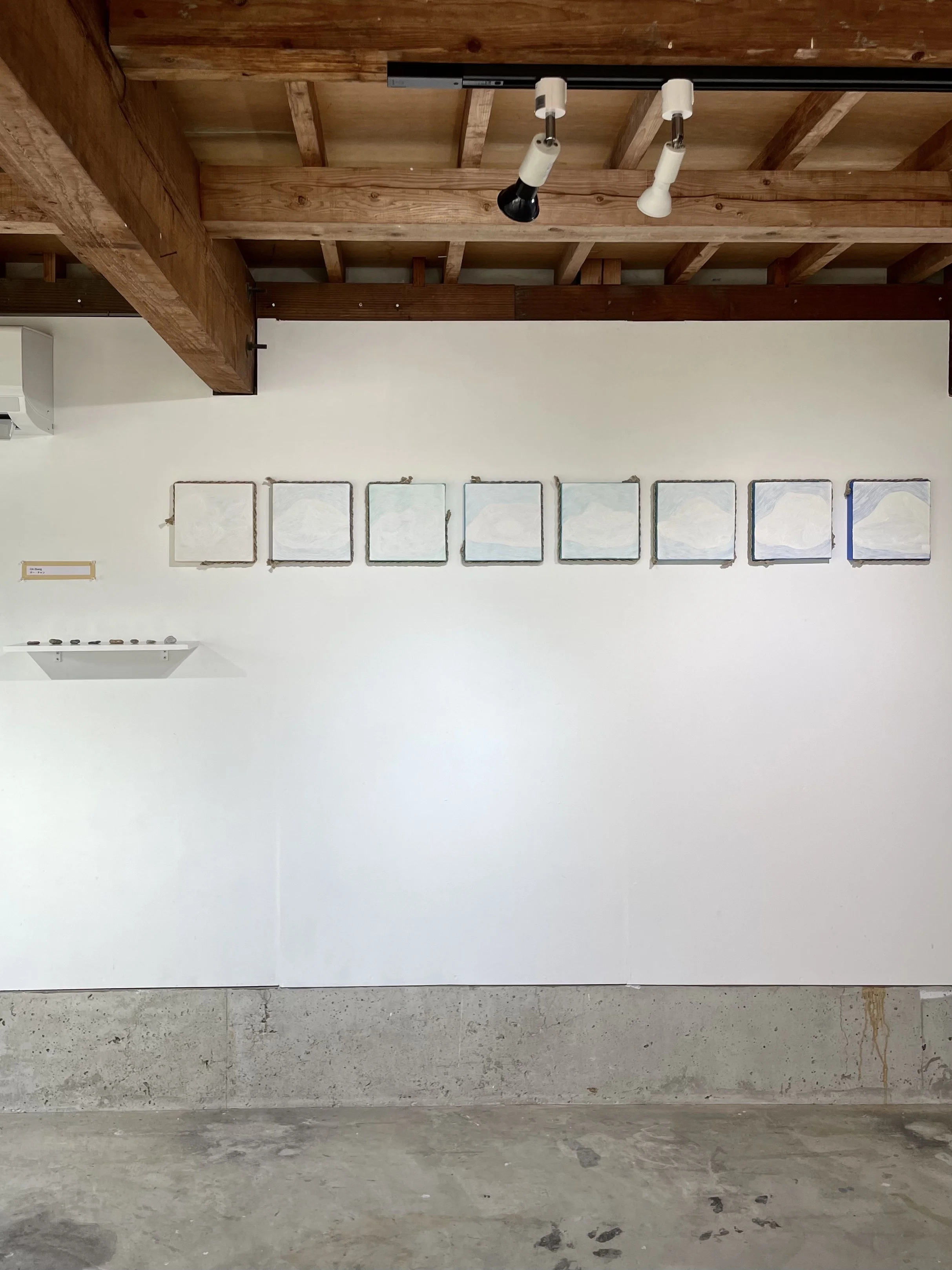 "Grain Buds《療癒系列 - 小滿》", installation view at Studio Kura Residency Exhibition, Studio Kura, Itoshima, Fukuoka, Japan, 2025