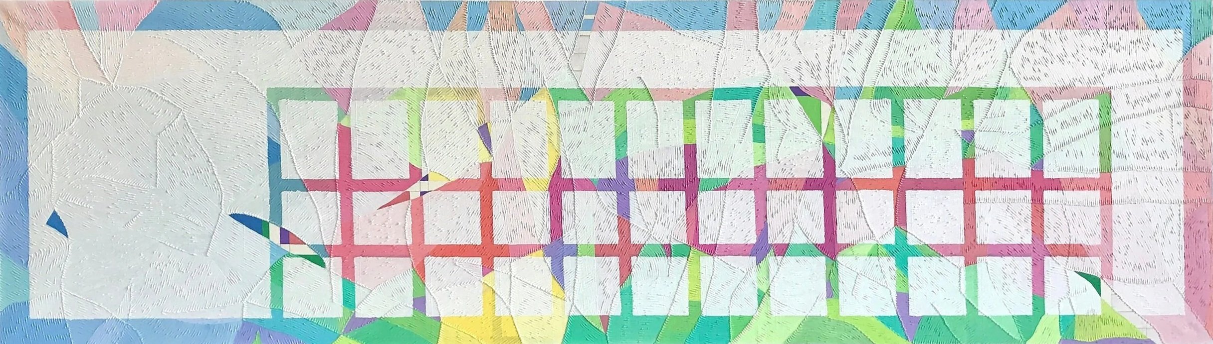OBJECT 70 - II,
2023,
oil on canvas,
40 x 140 cm (15.75 x 55.12 in.)