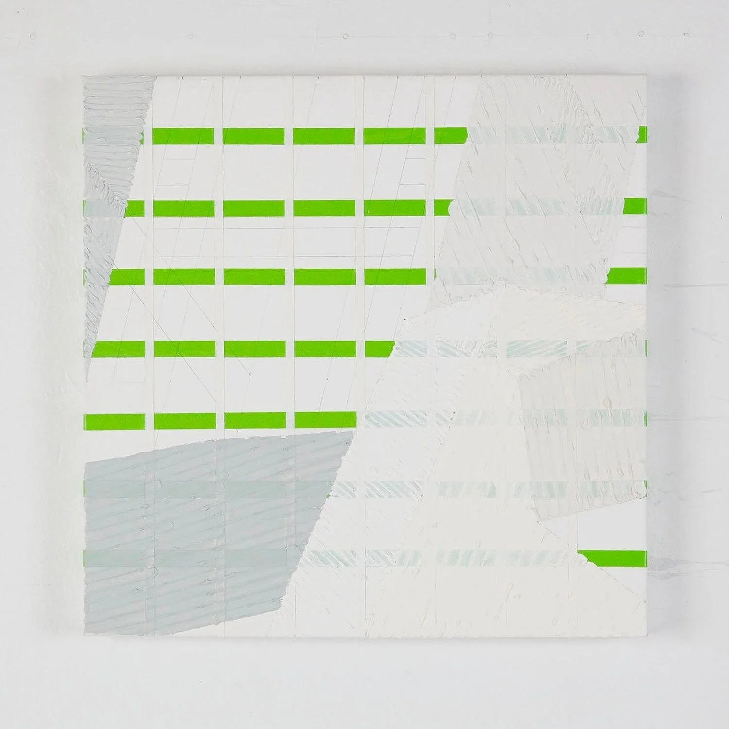 OBJECT 60 - I,
2013,
oil, tape and pencil on canvas,
40.64 x 40.64 cm (16 x 16 in.)