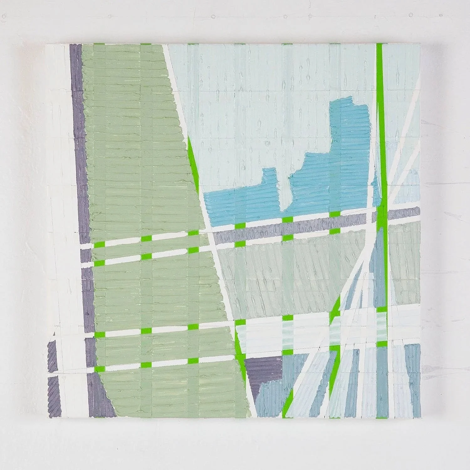 OBJECT 60 - III,
2013,
oil, tape, and pencil on canvas,
40.64 x 40.64 cm (16 x 16 in.)