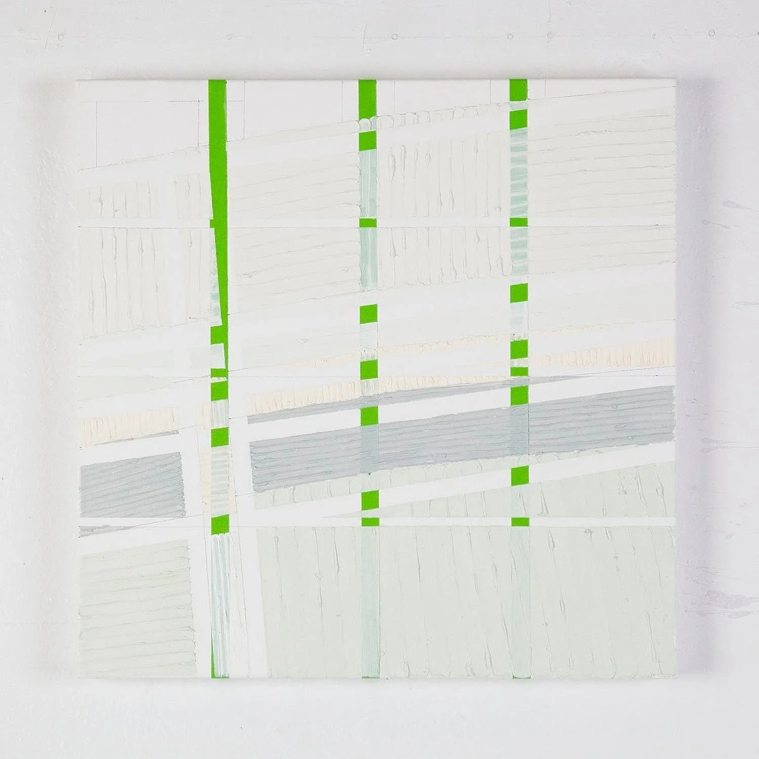 OBJECT 60 - V,
2013,
oil, tape, and pencil on canvas,
40.64 x 40.64 cm (16 x 16 in.)