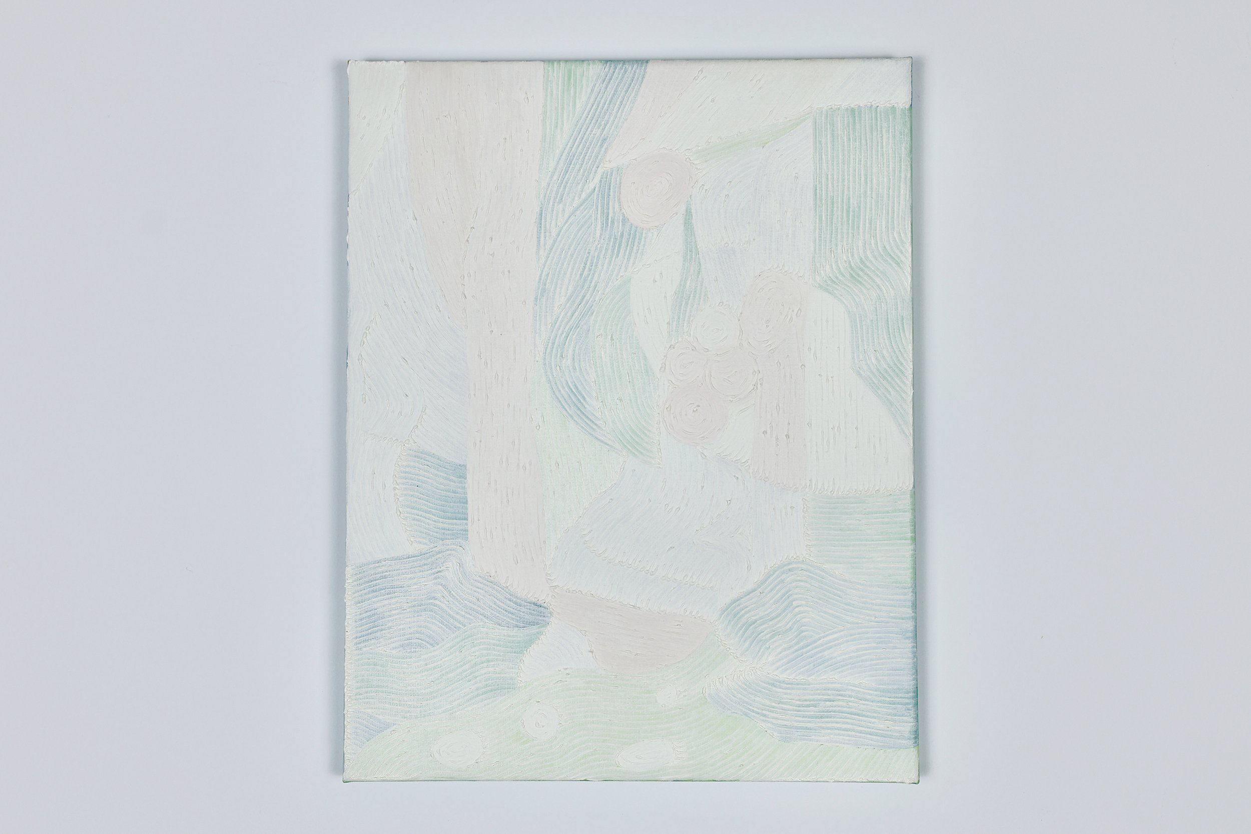 Autumn Equinox《療癒計畫——秋分》,
No. 212092123,
2023,
oil and acrylic on canvas,
35.56 x 27.94 cm (14 x 11 in.)