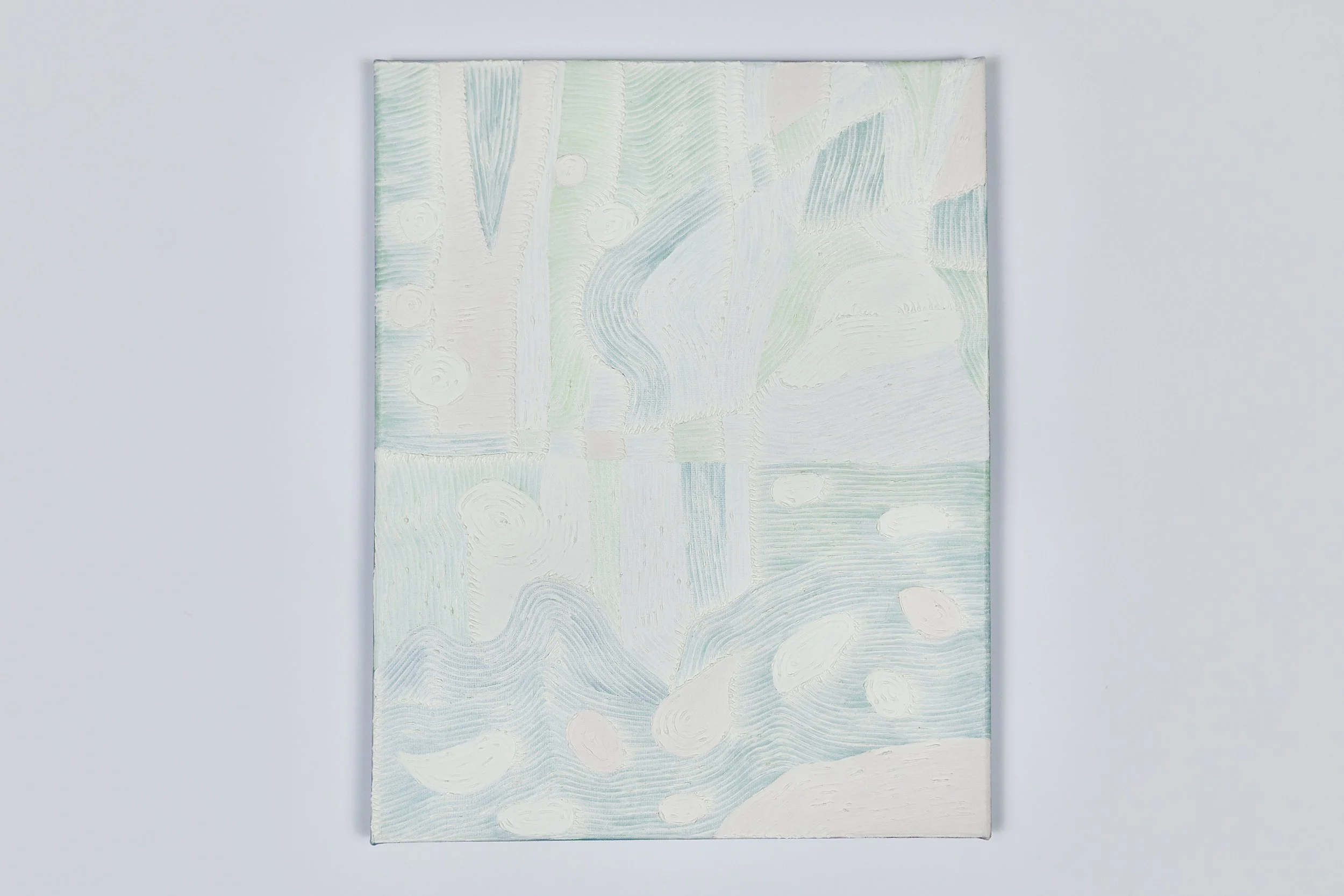 Autumn Equinox《療癒計畫——秋分》,
No. 212092223,
2023,
oil and acrylic on canvas,
35.56 x 27.94 cm (14 x 11 in.)