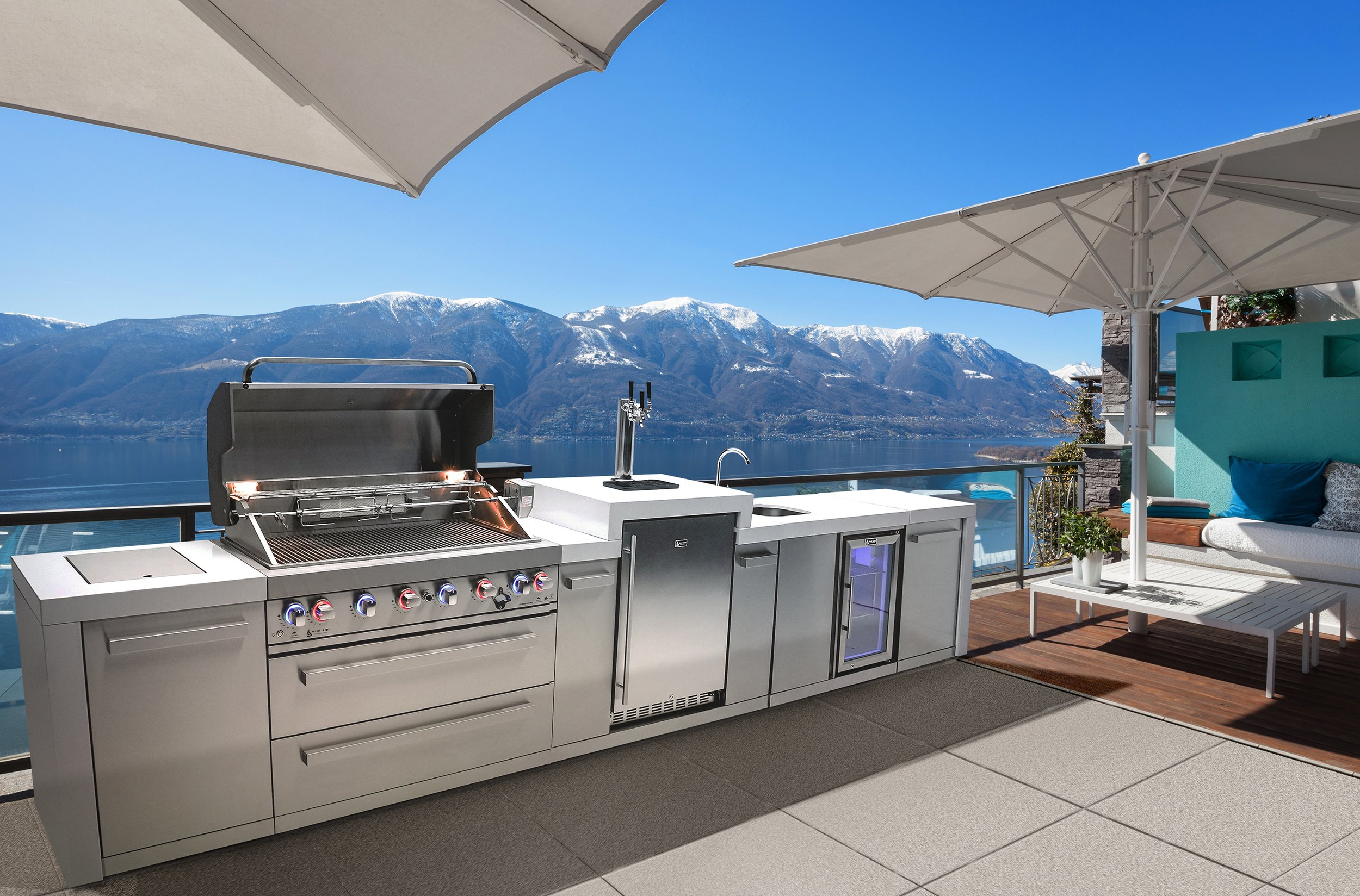 Mont Alpi Small Outdoor Islands - Perfect for Compact Spaces