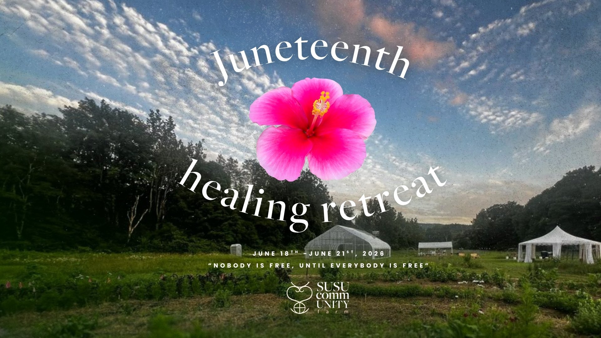 Juneteenth “nobody is free, until everybody is free” healing retreat