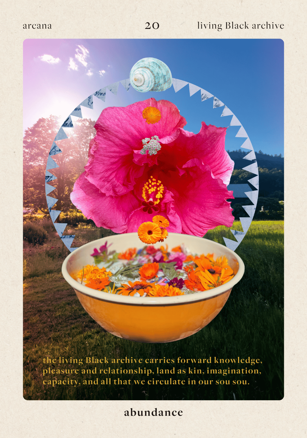 abundance arcana card
