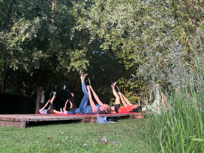 ervaring van buiten pilates in drongen