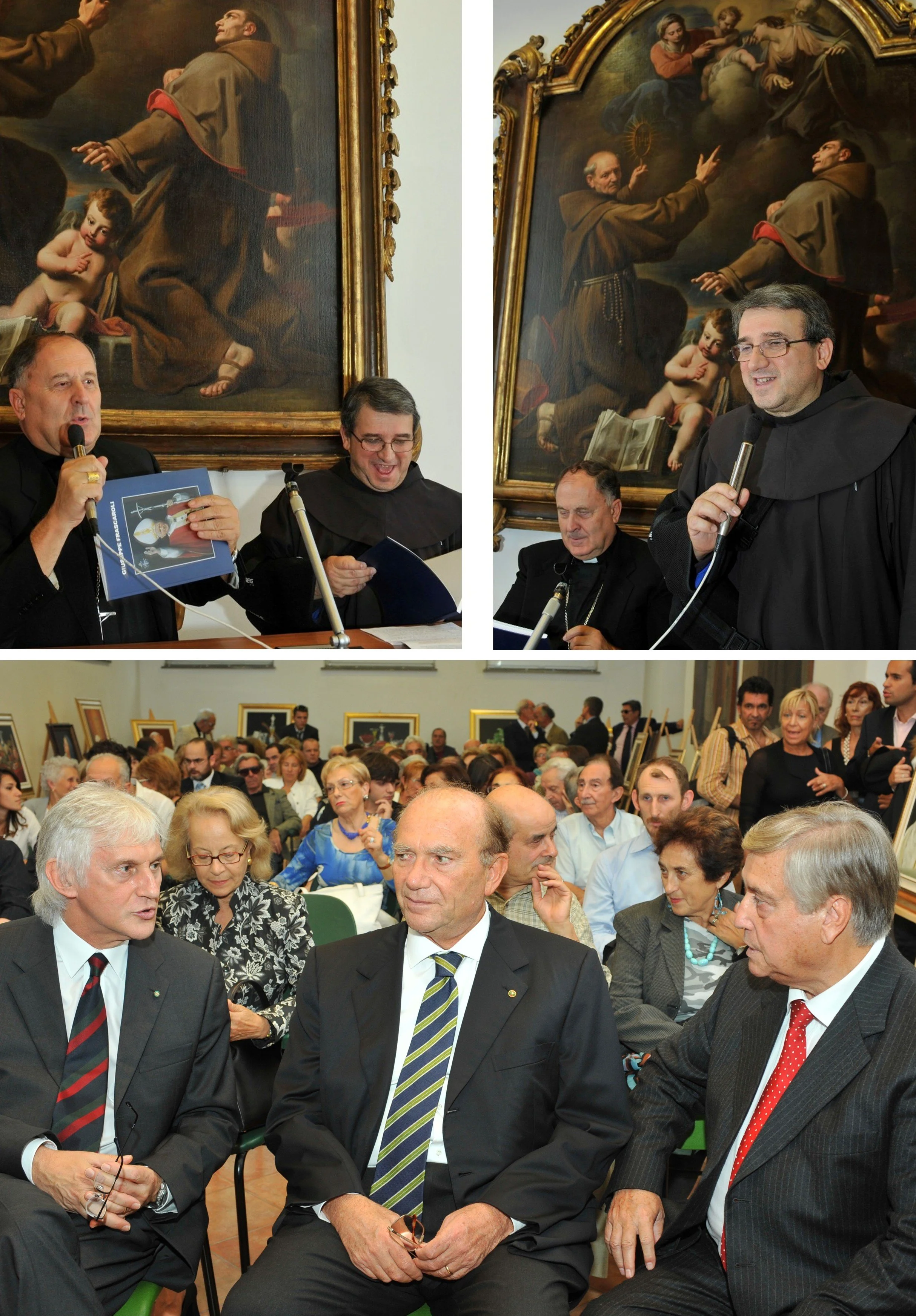 25-	Milano, 23-29 settembre 2009: Mostra-Evento al Convento dei Frati Francescani Minori “Sant’Angelo”: la mostra è stata introdotta da S. Ecc. Mons. Erminio de Scalzi, Vescovo ausiliare dell’Arcidiocesi di Milano e da padre Roberto Ferrari, Ministro