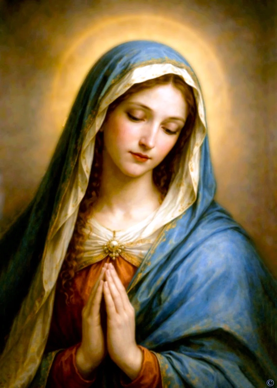 Madonna in preghiera (70x50), 2026