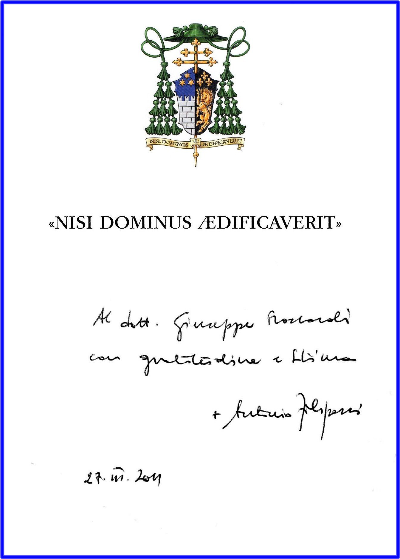 Arcivescovo ANTONIO GUIDO FILIPAZZI, Nunzio Apostolico in Nigeria