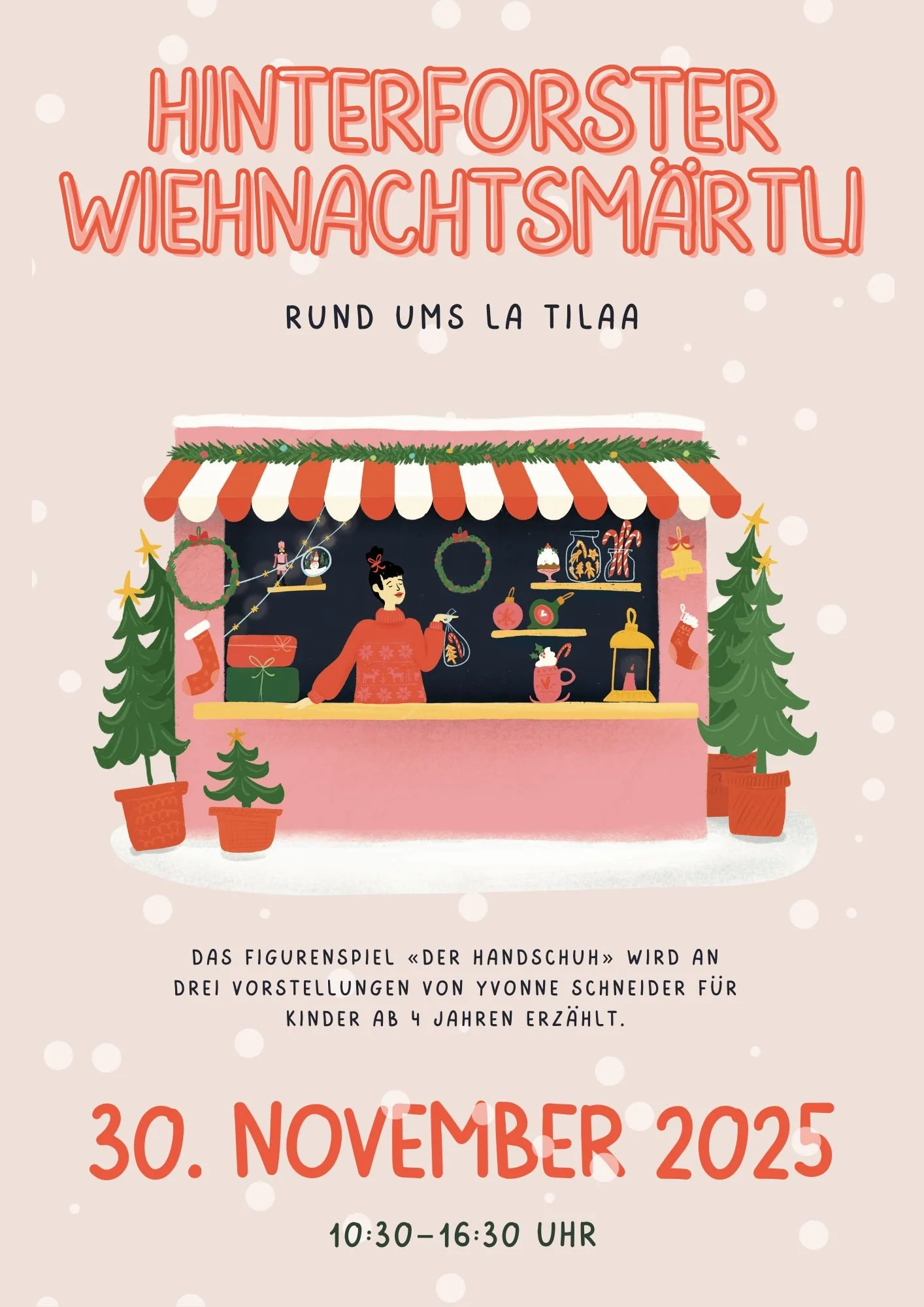 Wiehnachtsmarkt rund ums la tilaa