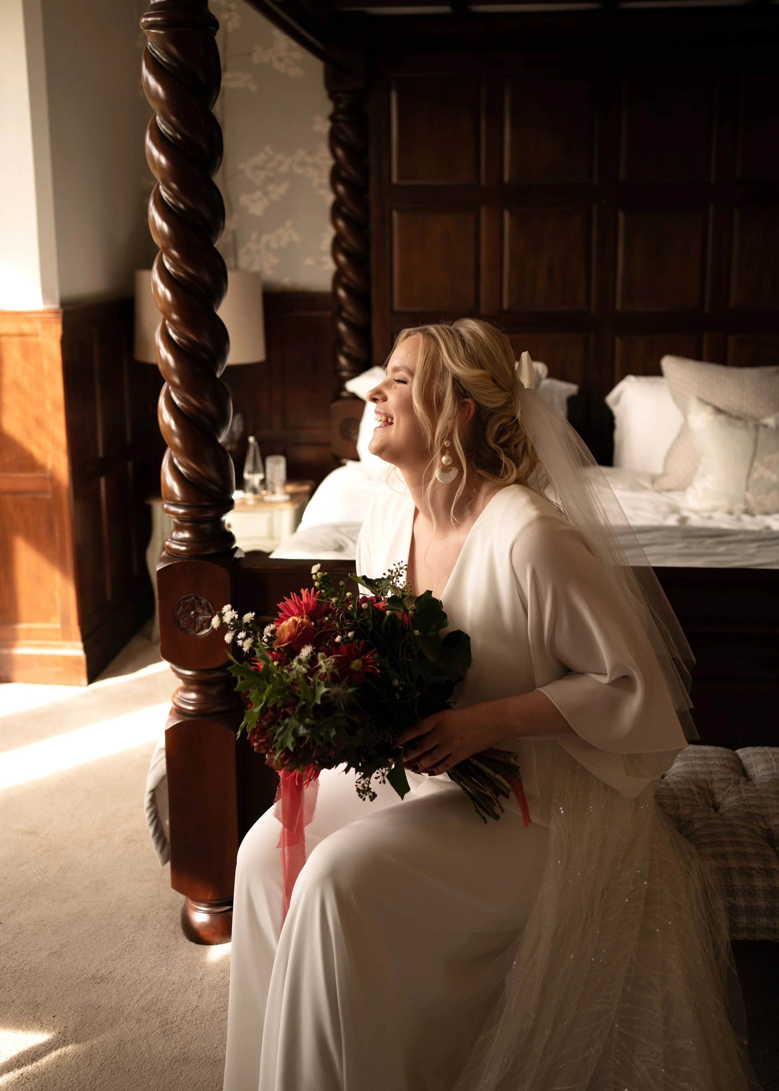 wedding photography bridal prep Leicestershire photographer