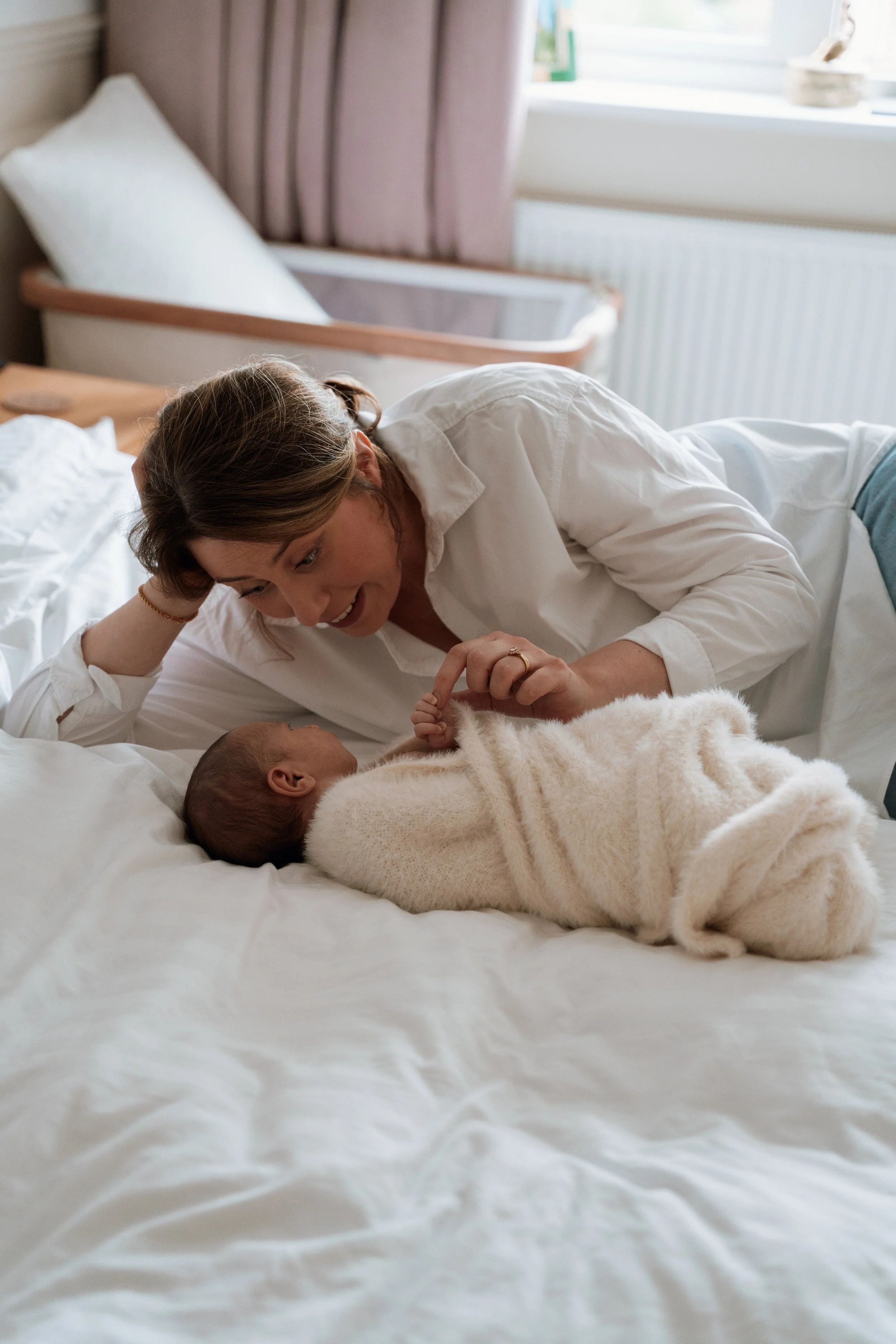 home newborn photoshoot