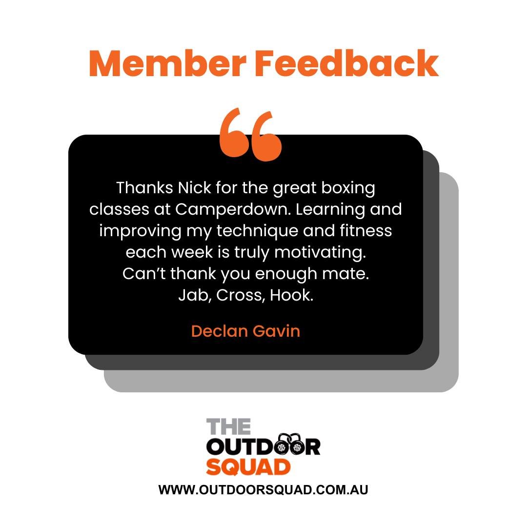 Thanks, Declan, for the 5-star shoutout! 💪

We love seeing your dedication pay off in those powerful punches. 🥊