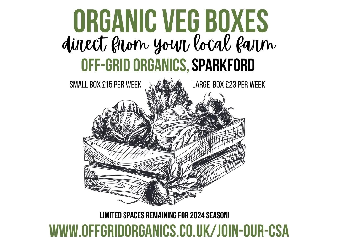 **LImited spaces available to join your local farm's CSA veg box scheme for 2024!

Knowing exactly how and where the food we eat and feed to our families is grown is a rare and beautiful thing today...find out more about Communuty Shared Agriculture 