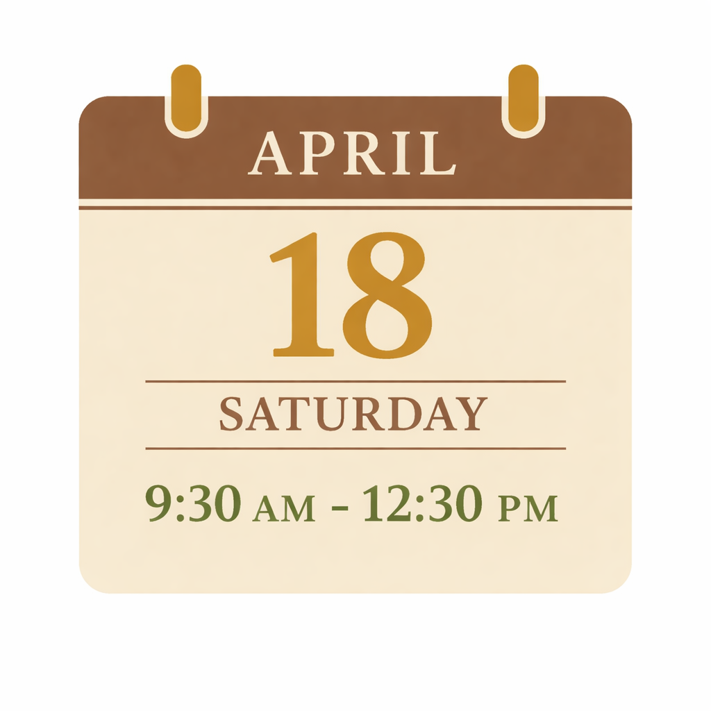 Group of young adults sitting outdoors, smiling and writing in notebooks, with sunlight in the background.