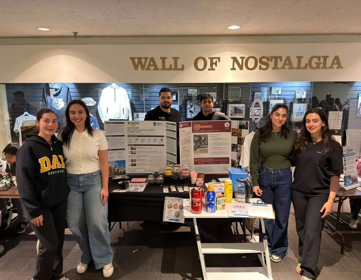 Members of DOMFSS at Dalhousie Student Societies Expo